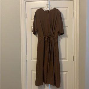 Drape Twill T-Shirt Dress